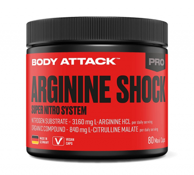 Body Attack - Arginine Shock - 80 Kapseln Body Attack - Arginine Shock - 80 Kapseln