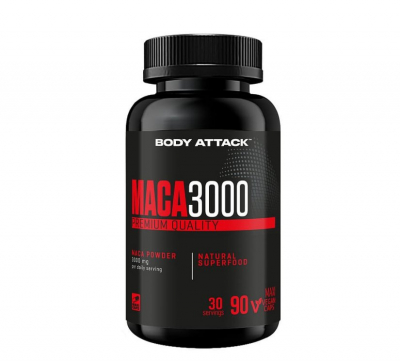 Body Attack - Maca 3000 - 90 Kapseln