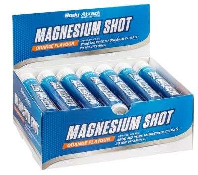 Body Attack - Magnesium Shot - 20 x 25ml Ampullen Body Attack - Magnesium Shot - 20 x 25ml Ampullen