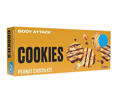 Body Attack - Peanut Chocolate Cookies Kekse - 125g Body Attack - Peanut Chocolate Cookies Kekse - 125g