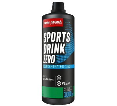 Body Attack - Zero Sports Drink - 1000 ml Body Attack - Zero Sports Drink - 1000 ml