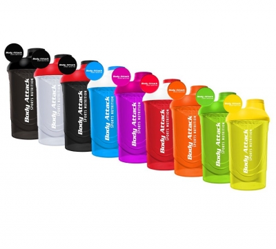 Body Attack - Sports Nutrition Protein Shaker 600ml Body Attack - Sports Nutrition Protein Shaker 600ml