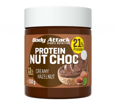 Body Attack - Protein Nut Choc Creamy Hazelnut Aufstrich - 250g