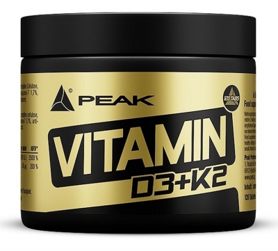Peak - Vitamin D3 + K2 - 120 Tabletten