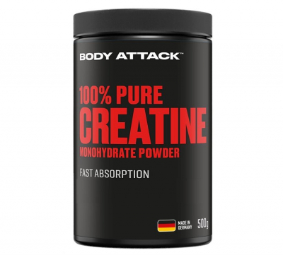 Body Attack - 100% Pure Creatine Pulver 500g Body Attack - 100% Pure Creatine Pulver 500g
