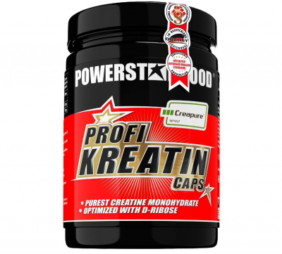 Powerstar Food - Kreatin Caps - 500 Stück