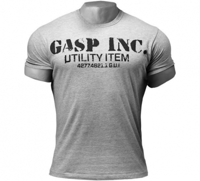 GASP - Basic Utility Tee grey - T-Shirt grau