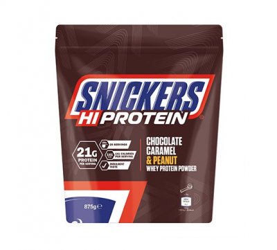 Snickers - Hi Protein Chocolate Caramel Peanut Powder - 875g Snickers - Hi Protein Chocolate Caramel Peanut Powder - 875g