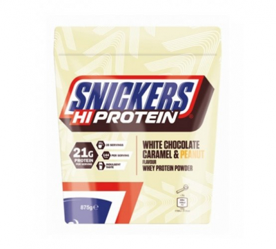 Snickers - Hi Protein White Chocolate Caramel Peanut Powder - 875g