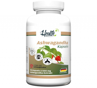 Health+ - Ashwagandha KSM-66- 90 Kapseln Health+ - Ashwagandha KSM-66- 90 Kapseln