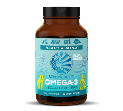 Sunwarrior - Omega-3 - vegan DHA + EPA - 60 Softgel Kapseln - MHD 03/2024