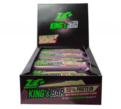 Zec+ - Kings Bar 50% Protein Riegel - Karton 24 x 50g Zec+ - Kings Bar 50% Protein Riegel - Karton 24 x 50g