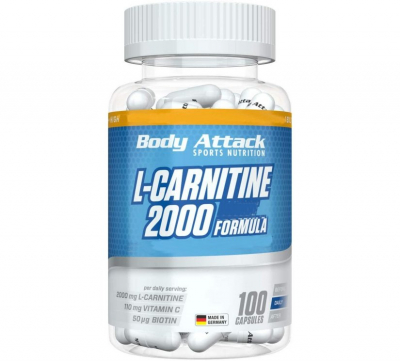 Body Attack - L-Carnitin Caps 2000 - 100 Kapseln