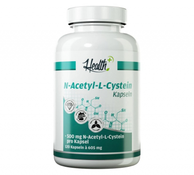 Health+ - N-Acetyl-L-Cystein - 120 Kapseln Health+ - N-Acetyl-L-Cystein - 120 Kapseln