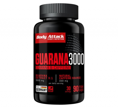 Body Attack - Guarana 3000 Caps - 90 Kapseln Body Attack - Guarana 3000 Caps - 90 Kapseln