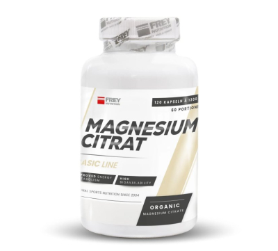 Frey Nutrition - Magnesium Citrat Caps - 120 Kapseln Frey Nutrition - Magnesium Citrat Caps - 120 Kapseln