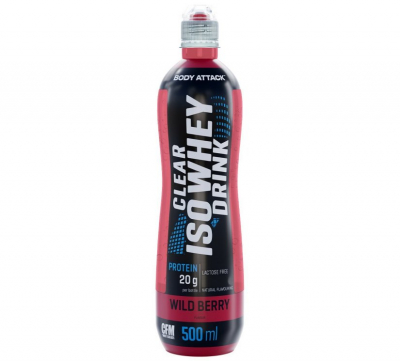Body Attack - Clear Iso Whey Drink - 500ml Flasche