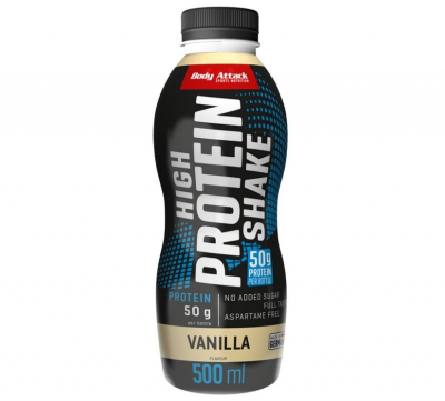 Body Attack - High Protein Shake - 500ml Flasche