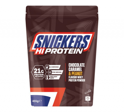 Snickers - Hi Protein Chocolate Caramel Peanut Powder - 455g