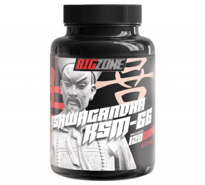 Big Zone - Ashwagandha KSM-66 - 120 Kapseln Big Zone - Ashwagandha KSM-66 - 120 Kapseln