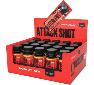 Body Attack - ATTACK SHOT - Karton 20 x 60ml Body Attack - ATTACK SHOT - Karton 20 x 60ml