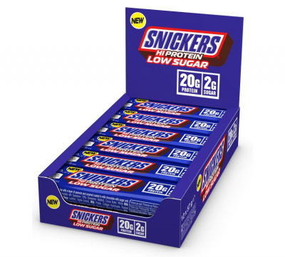 Snickers - Low Sugar High Protein Bar Riegel - Karton 12 x 57g