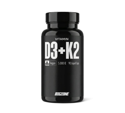 Big Zone - Vitamin D3 + K2 Liquid Caps - 90 Kapseln Big Zone - Vitamin D3 + K2 Liquid Caps - 90 Kapseln