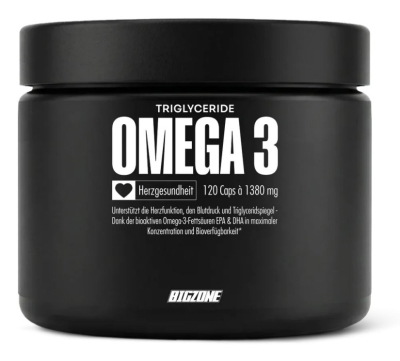 Big Zone - Omega 3 Fury Triglyceride - 120 Kapseln Big Zone - Omega 3 Fury Triglyceride - 120 Kapseln