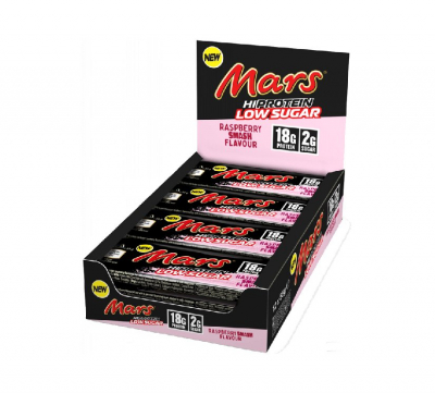 Mars - Low Sugar High Protein Bar Raspberry Smash - Karton 12 x 55g