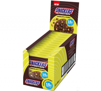 Snickers - Hi Protein Cookies - Karton 12 x 60g