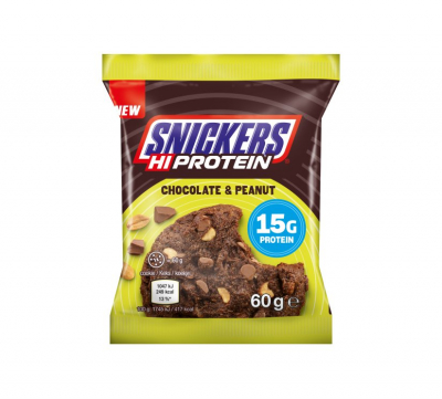 Snickers - Hi Protein Cookie - Cookie 60g Snickers - Hi Protein Cookie - Cookie 60g