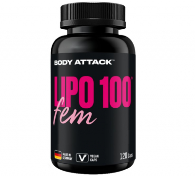 Body Attack - LIPO 100 FEM - 120 Kapseln Body Attack - LIPO 100 FEM - 120 Kapseln