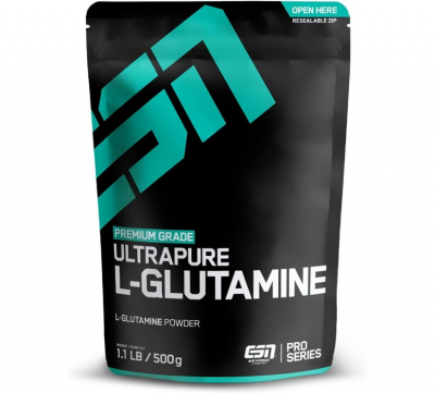 ESN - Ultrapure L-Glutamin Pulver - 500g Beutel ESN - Ultrapure L-Glutamin Pulver - 500g Beutel