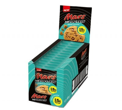 Mars - Hi Protein Cookies Salted Caramel - Karton 12 x 60g Mars - Hi Protein Cookies Salted Caramel - Karton 12 x 60g
