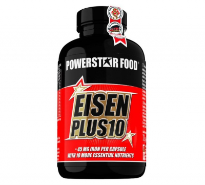 Powerstar Food - Eisen PLUS 10 - 90 Kapseln Powerstar Food - Eisen PLUS 10 - 90 Kapseln