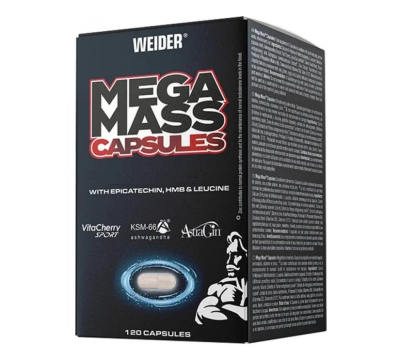 Weider - Mega Mass Capsules - 120 Kapseln Weider - Mega Mass Capsules - 120 Kapseln