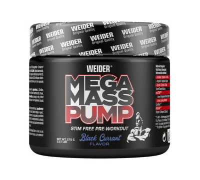 Weider - Mega Mass Pump - 270g Dose Weider - Mega Mass Pump - 270g Dose