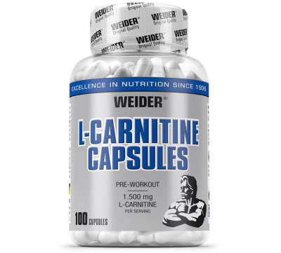 Weider - L-Carnitine Capsules - 100 Kapseln Weider - L-Carnitine Capsules - 100 Kapseln