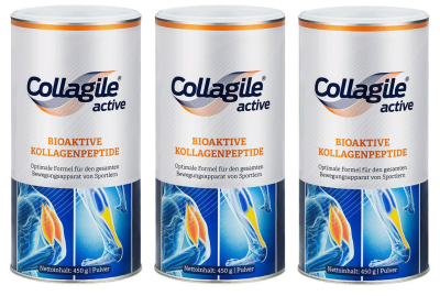 Collagile - 3er-Pack - Collagile active - 3 x 450g Dose Collagile - 3er-Pack - Collagile active - 3 x 450g Dose