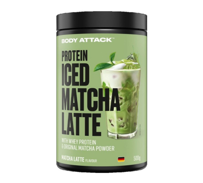 Body Attack - Protein Iced Matcha Latte - 500g Dose Body Attack - Protein Iced Matcha Latte - 500g Dose