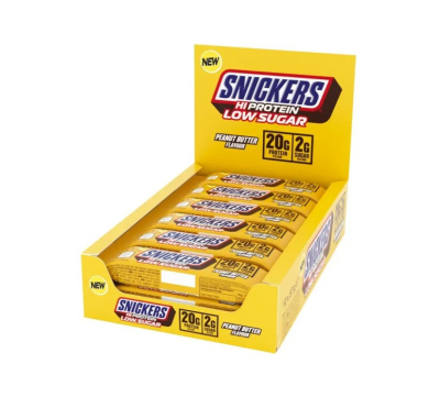 Snickers - Low Sugar PEANUT BUTTER High Protein Bar Riegel - Karton 12 x 57g Snickers - Low Sugar PEANUT BUTTER High Protein Bar Riegel - Karton 12 x 57g