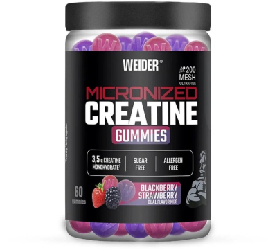 Weider - Micronized Creatine Gummies - 60 Gummies