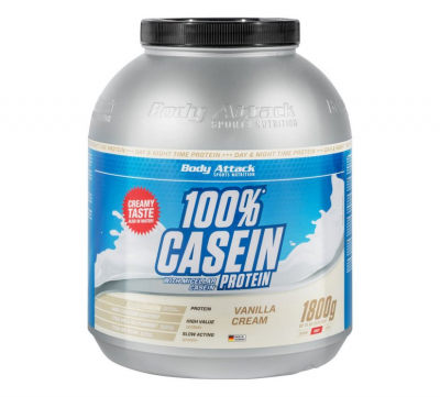 Body Attack - 100 % Casein Protein - 1800g