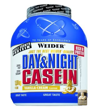 Weider - Day & Night Casein Protein - 1800g