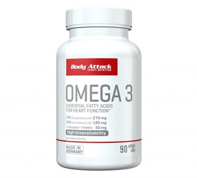Body Attack - Omega 3 - 90 Kapseln Body Attack - Omega 3 - 90 Kapseln