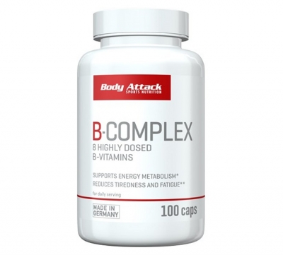 Body Attack - Vitamin B Komplex - 100 Kapseln