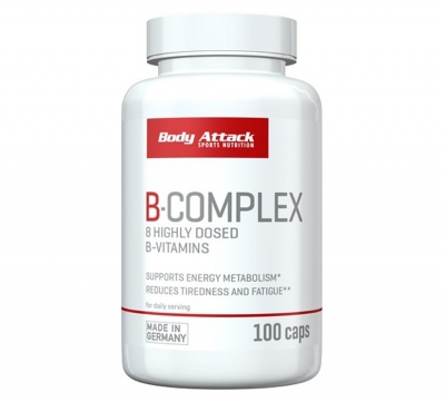 Body Attack - Vitamin B Komplex - 100 Kapseln Body Attack - Vitamin B Komplex - 100 Kapseln