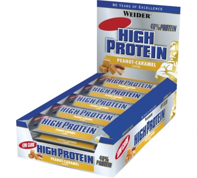 Weider - 40% High Protein Bar -  24 x 50g Riegel