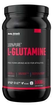 Body Attack - 100% Pure L-Glutamine - 1000g