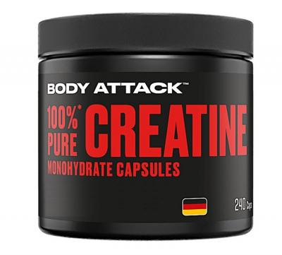Body Attack - 100% Pure Creatine Caps - 240 Kapseln Body Attack - 100% Pure Creatine Caps - 240 Kapseln